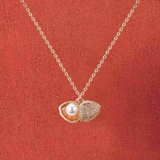 Anti-Tarnish - Chain Pendant - Shell Neckpiece