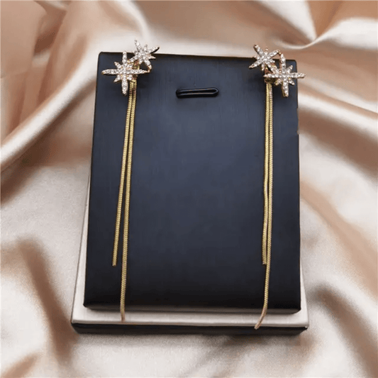 Danglers - Gold earrings