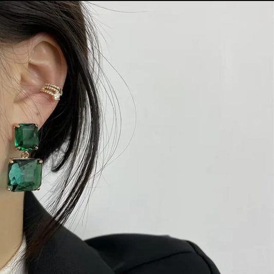 Danglers - Emerald Stone Drops