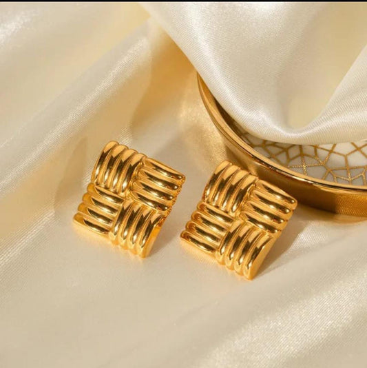 Anti-Tarnish Stud Earrings