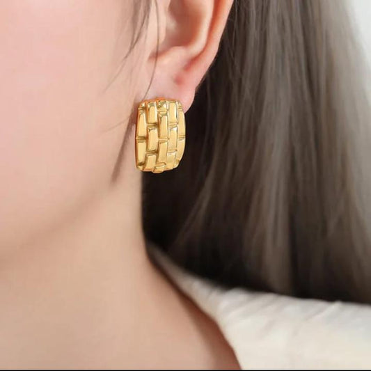 Anti-Tarnish Stud Earrings