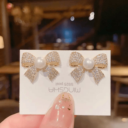Korean Pearl Drops Earrings