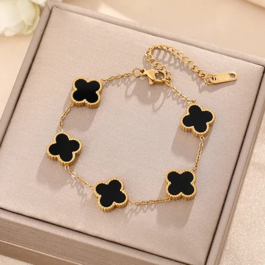 Black Clover Charm Bracelet