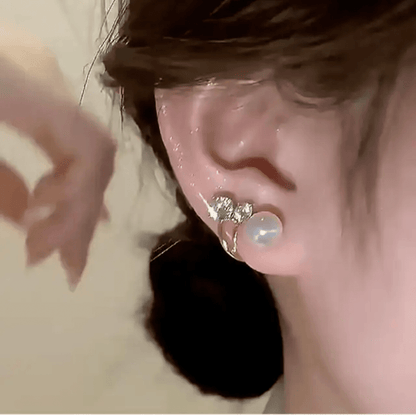 Korean Pearl Stud Earrings