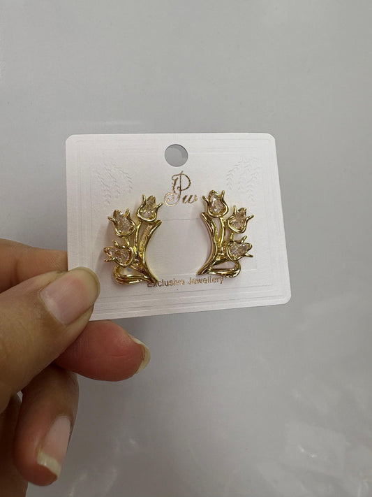 Korean diamond stud